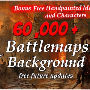 60000 Battlemaps DnD Maps dnd achtergrondafbeeldingen fantasy wallpaper Bundel Dungeons and Dragons Battlemap dnd cadeau Dungeon Master RPG