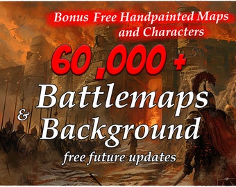 60000 Battlemaps DnD Maps dnd background images fantasy wallpaper Bundle Dungeons and Dragons Battlemap dnd gift Dungeon Master rpg