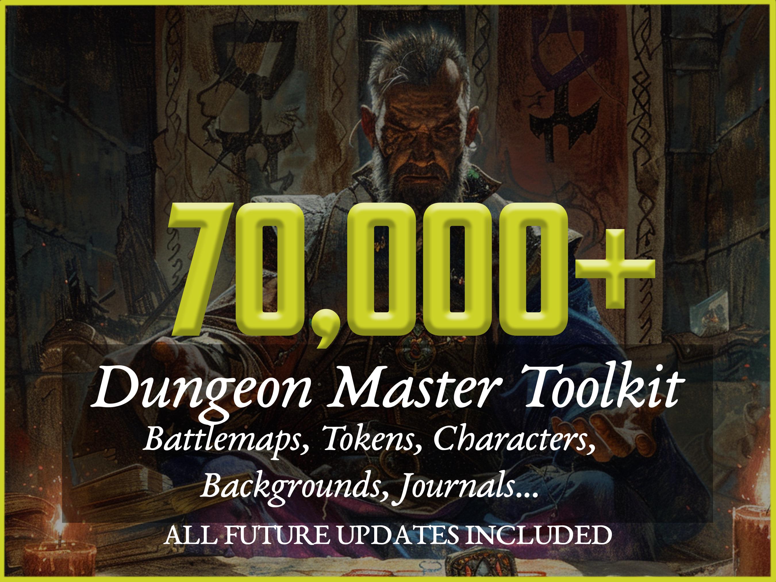 Dungeon Master's Toolkit | Dnd Maps | Dnd Accessories | Dungeon Master Gift | Dnd Character Sheet | ttrpg | Dungeon Master | Dnd Battlemaps