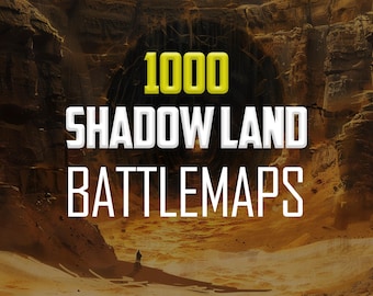 Cartes de bataille de Donjons et Dragons | Cartes RPG numériques | Jeu de rôle à imprimer sur le terrain | Cartes de bataille de Shadowland | Cartes du MDN | Téléchargements instantanés