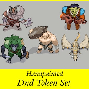 Paquete de fichas DnD/ Fichas imprimibles para mazmorras y dragones/ Roll20/ Dm Tools/ Dungeon Master Resources / Dnd 5e / Rpg / Pathfinder