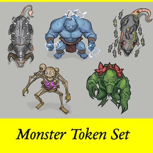 Paquete de fichas DnD/ Fichas imprimibles para mazmorras y dragones/ Roll20/ Dm Tools/ Dungeon Master Resources / Dnd 5e / Rpg / Pathfinder