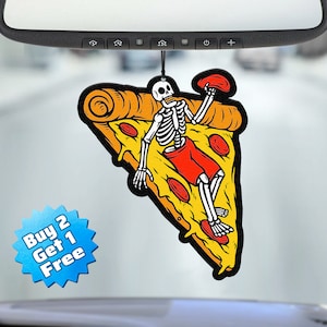Funny Air Freshener - Pizza Air Freshener - Cute Air Freshener - Cool Air Freshener - Unique Air Freshener - Car Freshie - Gag Gift - Meme