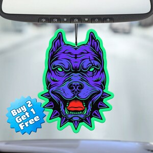 Funny Air Freshener - Pitbull Air Freshener - Cute Air Freshener - Cool Air Freshener - Unique Air Freshener - Car Freshie - Gag Gift - Meme