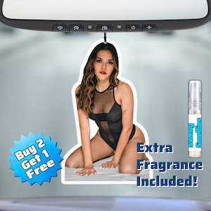 Custom Risque Picture Air Freshener - Boudoir Freshener - Photo Air Freshener - Picture Air Freshener - Air Freshner  Sexy Gift