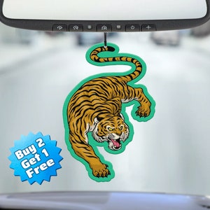 Funny Air Freshener - Tiger Air Freshener - Cute Air Freshener - Cool Air Freshener - Unique Air Freshener - Car Freshie - Gag Gift - Meme