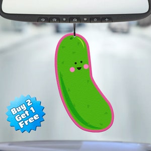 Funny Air Freshener - Pickle Air Freshener - Cute Air Freshener - Cool Air Freshener - Unique Air Freshener - Car Freshie - Gag Gift - Meme