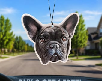 Custom Dog or Cat Car Air Freshener - Personalized Pet Photo Freshie - Memorial Gift for Pet Lovers