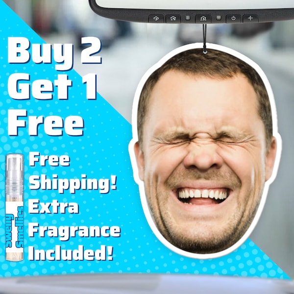 Car Face Air Freshener Etsy