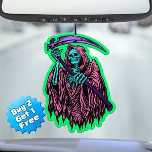 Funny Air Freshener - Reaper Air Freshener - Cute Air Freshener - Cool Air Freshener - Unique Air Freshener - Car Freshie - Gag Gift - Meme