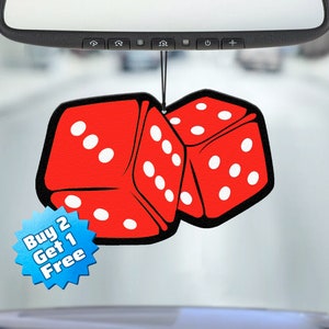 Funny Air Freshener - Dice Air Freshener - Cute Air Freshener - Cool Air Freshener - Unique Air Freshener - Car Freshie - Gag Gift - Meme