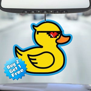 Funny Air Freshener - Rubber Duck Freshener - Cute Air Freshener - Cool Air Freshener - Unique Air Freshener - Car Freshie - Gag Gift - Meme