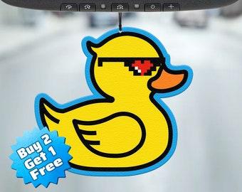 Funny Air Freshener - Rubber Duck Freshener - Cute Air Freshener - Cool Air Freshener - Unique Air Freshener - Car Freshie - Gag Gift - Meme