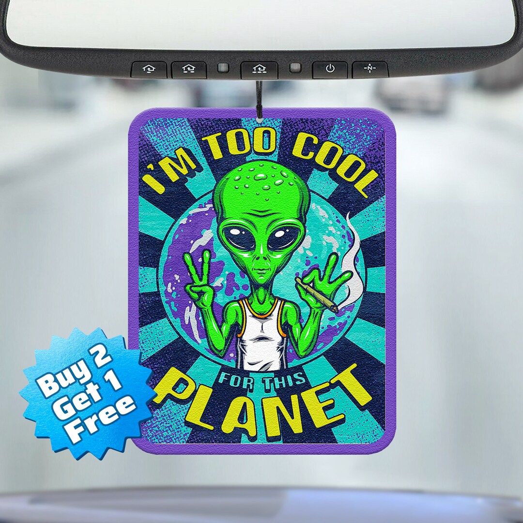 Funny Air Freshener Alien Air Freshener Cute Air Freshener Cool Air