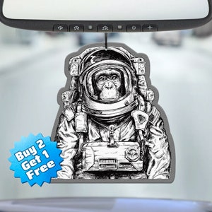 Funny Air Freshener - Monkey Freshener - Cute Air Freshener - Cool Air Freshener - Unique Air Freshener - Car Freshie - Gag Gift - Meme