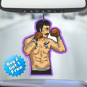 Funny Air Freshener - Vintage Boxer Freshener - Cute Air Freshener - Cool Air Freshener - Unique  Freshener - Car Freshie - Gag Gift - Meme