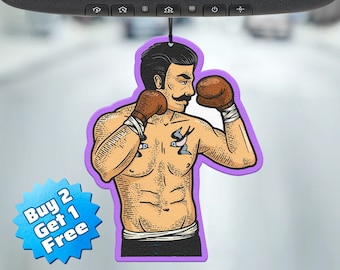 Funny Air Freshener - Vintage Boxer Freshener - Cute Air Freshener - Cool Air Freshener - Unique  Freshener - Car Freshie - Gag Gift - Meme