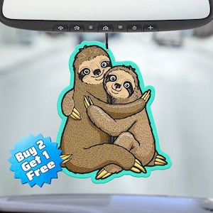 Funny Air Freshener - Sloth Air Freshener - Cute Air Freshener - Cool Air Freshener - Unique Air Freshener - Car Freshie - Gag Gift - Meme