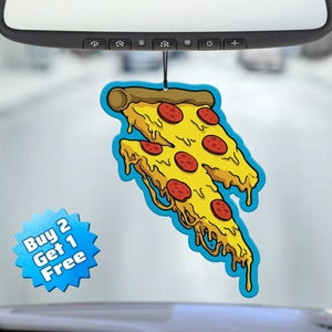 Funny Air Freshener - Pizza Air Freshener - Cute Air Freshener - Cool Air Freshener - Unique Air Freshener - Car Freshie - Gag Gift - Meme