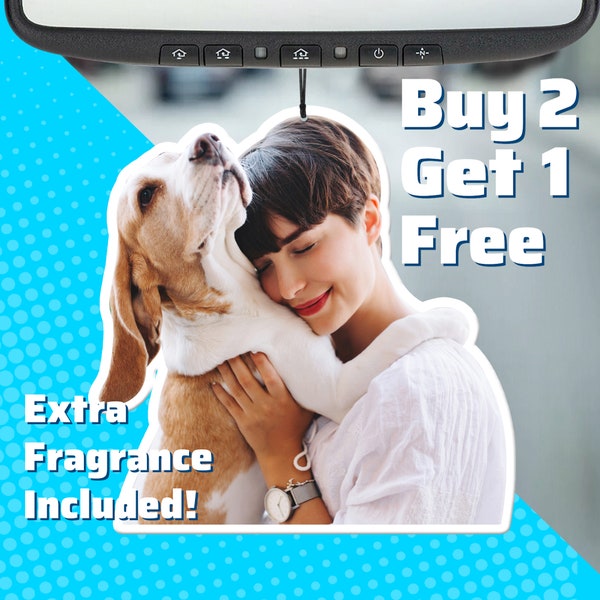 Pet Air Freshener - Pet Picture Freshie - Furbaby Air Freshener - Custom Picture Air Freshener - Custom Face Freshener - Pet Freshner