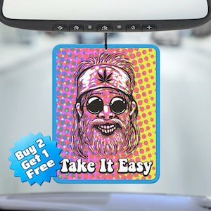 Funny Cannabis Air Freshener – Car Freshie, Gag Gift