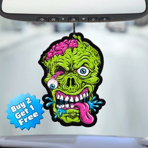 Funny Air Freshener - Zombie Air Freshener - Cute Air Freshener - Cool Air Freshener - Unique Air Freshener - Car Freshie - Gag Gift - Meme