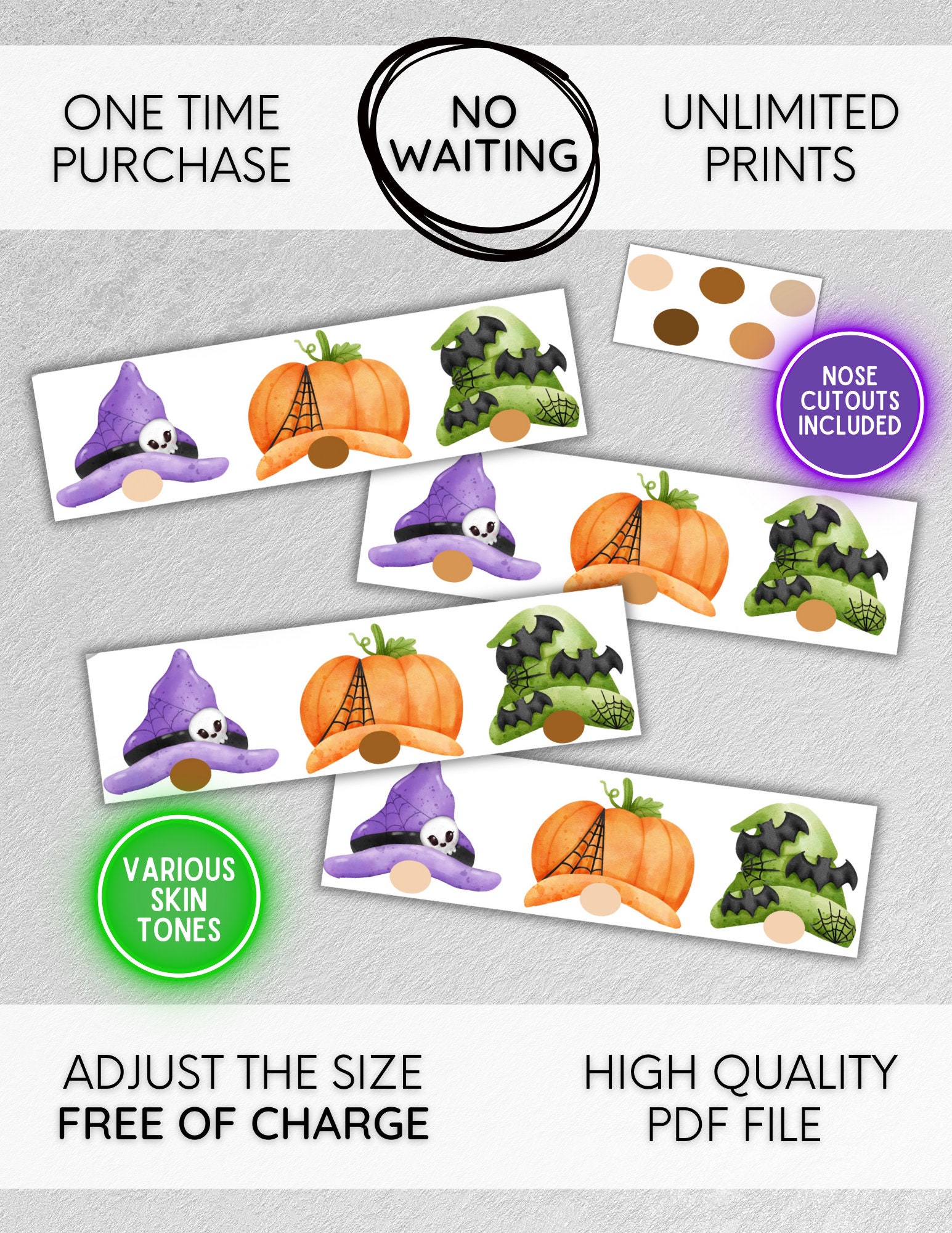 Halloween Gnome Handprint Art Craft Printable, Baby Infant Toddler Kids ...