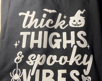 Halloween - Cuisses épaisses et ambiance effrayante - T-shirt XL