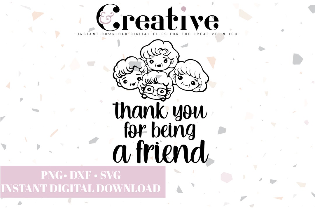 Golden Girls Inspired Decal Files, Cut Files (SVG, PNG, DXF)