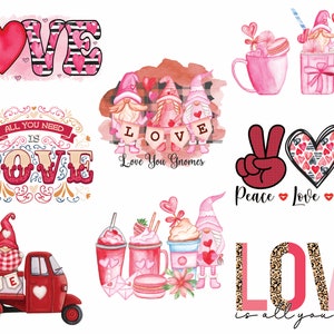 Valentines Day Bundle, Sublimation Bundle, Valentines Day SVG Decal File, cut file for cricut, png