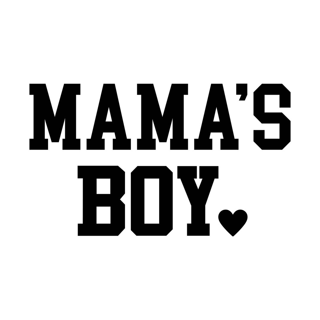Mamas Boy, Mamas Boy SVG, Heart, Valentines Day SVG, SVG