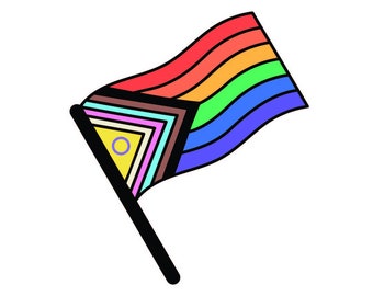 Pride Flag SVG, Pride Month Decal Files (Digital Download)