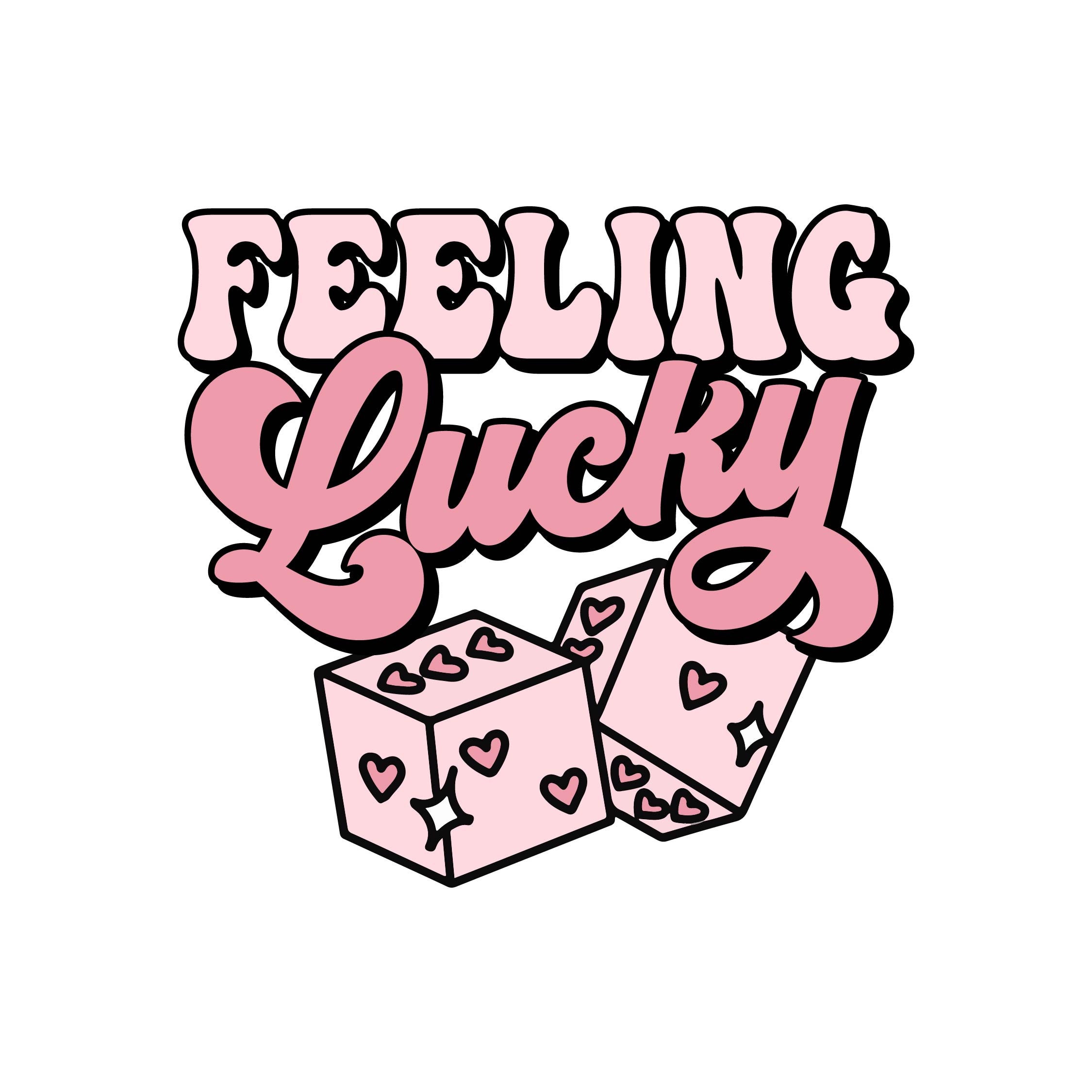 Feeling Lucky, Felling Lucky Valentine, Heart Dice SVG, Heart, Valentines  Day SVG, SVG Decal Files, cut files for cricut, svg, png, dxf