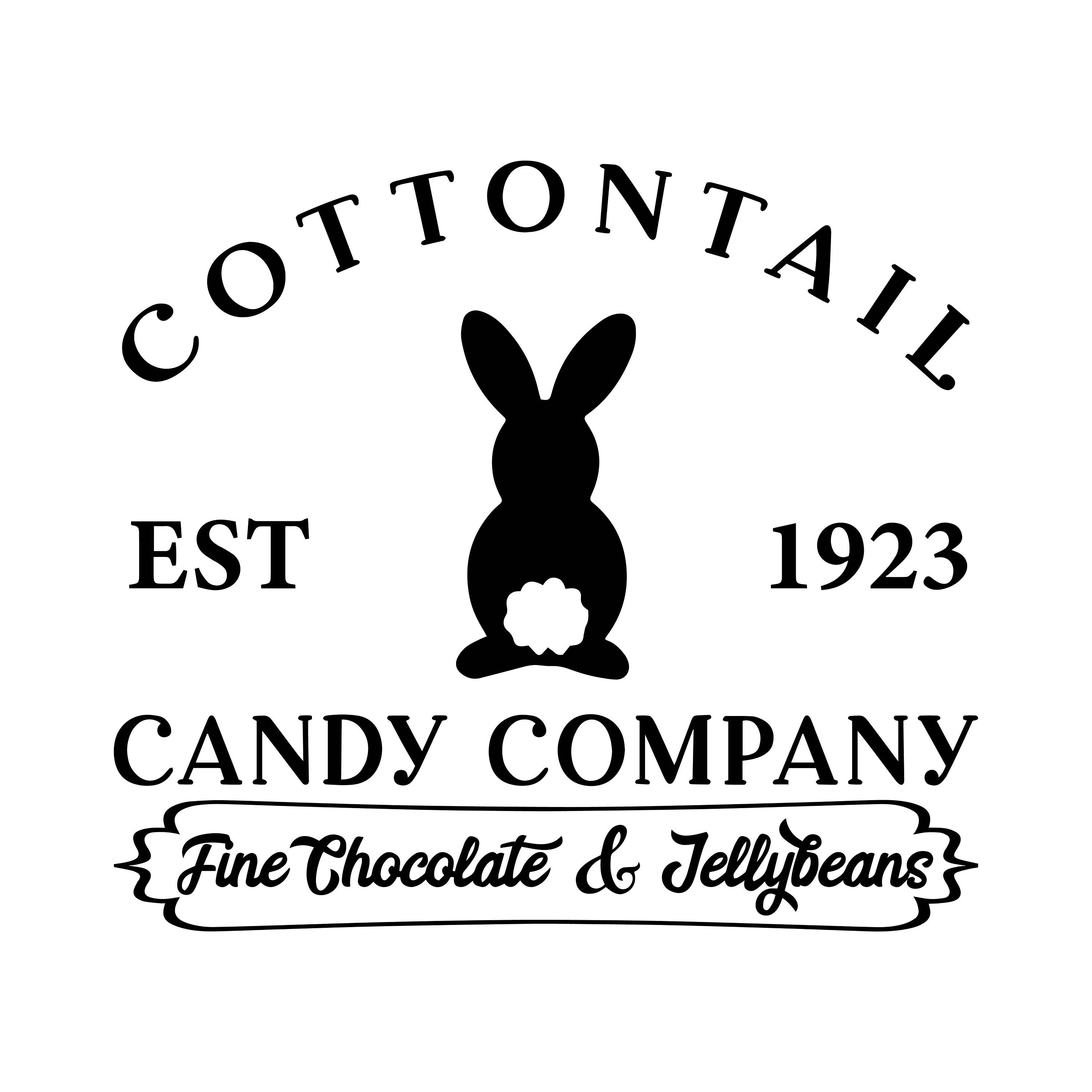 Cottontail Candy Company Cottontail SVG Easter SVG Easter - Etsy