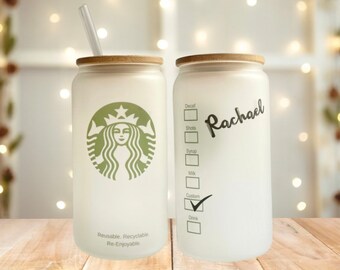 Starbucks Mint Recycled Glass Cup ✨🤍 @starbucks #starbucksspringcolle