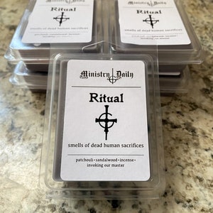 The Band Ghost Inspired Hand Poured Wax Melt - Ritual