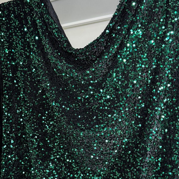 SEQUIN VEST GREEN main image 1