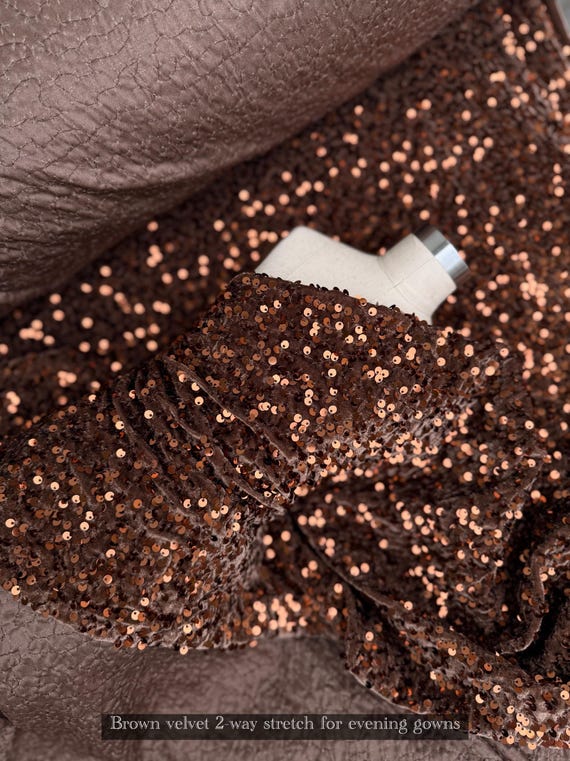 Tessuto con paillettes Morbido velluto con paillettes Tessuto di lino Panni da cuco Realizzazione di tessuti glterati per abi Decorazione di nozze Panno artigianale fai-da-te  15