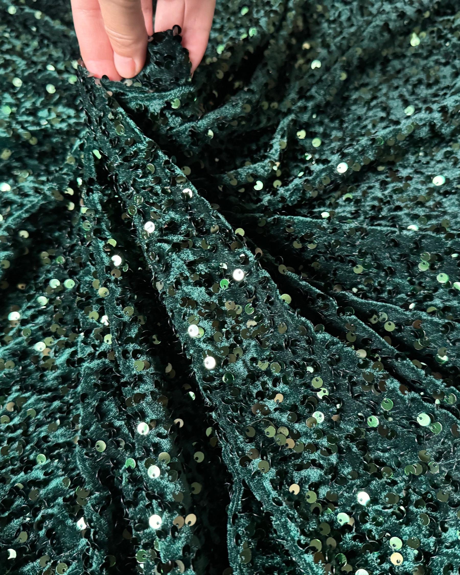 Green Velvet Girls Dress - Etsy
