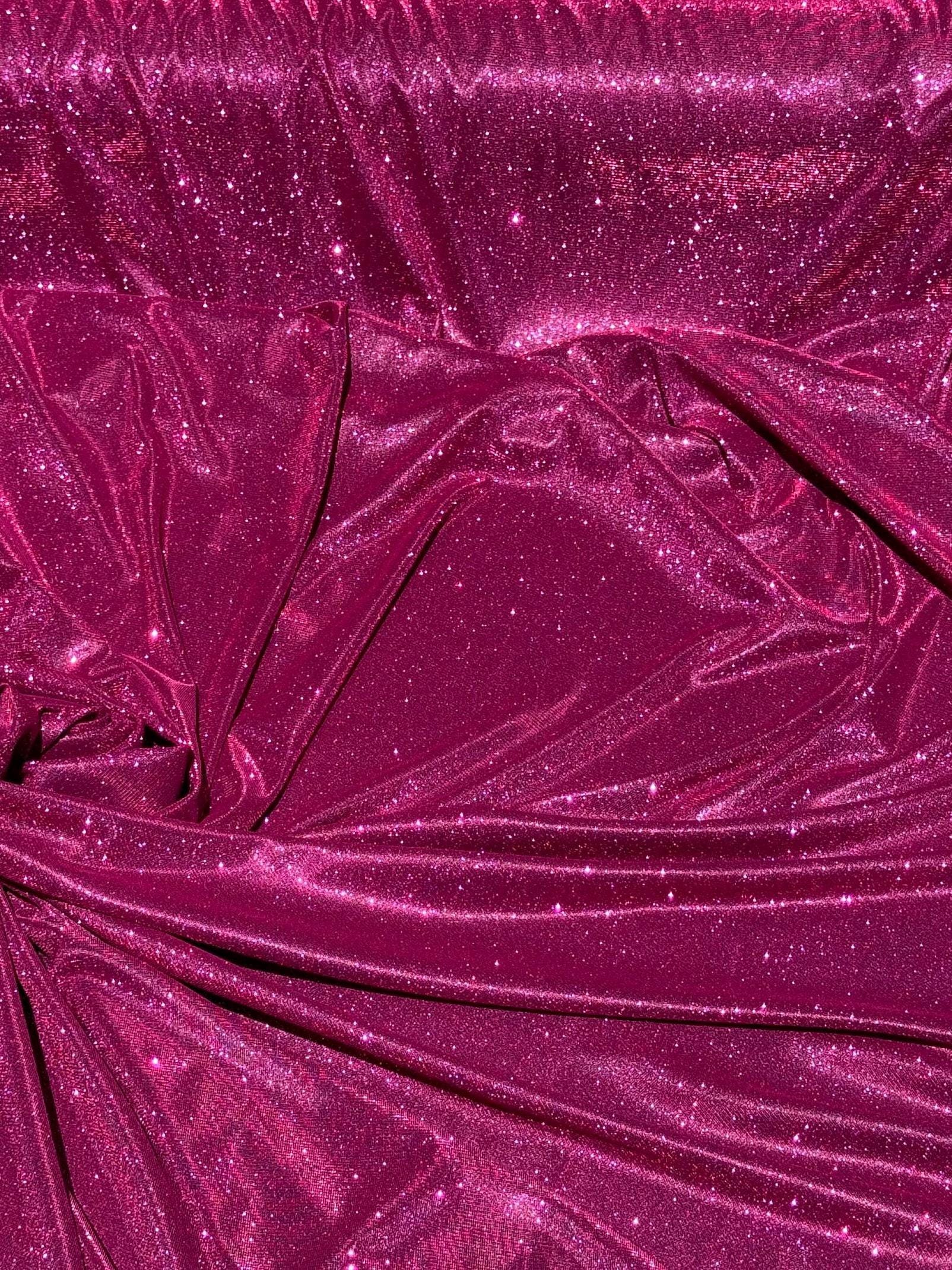 Fuchsia Shimmer Lurex Knit Fabric by Yard Knit Fuchsia Luxury Pink ...