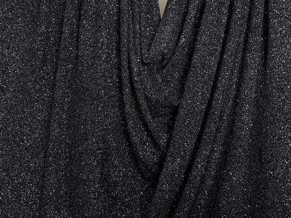 4 Way Stretch Black Lurex Glitter Fabric by Yard, for Shimmer Sparkle Gown, Backdrop, Drapes Black Glitter Party Dress Material - Etsy 4 Way Stretch Black Lurex Glitter Fabric by Yard, for Shimmer Sparkle Gown, Backdrop, Drapes Black Glitter Party Dress Material - Etsy