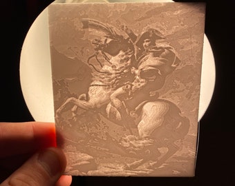 Stereolithography custom picture portrait