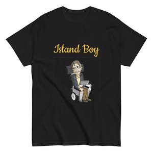 Stephen Hawking-T-shirt Epstein Island-avontuur