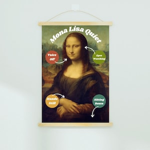 Plakat „Mona Lisa: Cicha klasa”