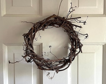 Handmade grapevine wreaths, 10&quot; and 12&quot; sizes, rustic crafting supplies, eco DIY. See separate listings for 2&quot; and 4&quot;, 6&quot; and 8&quot; sizes.