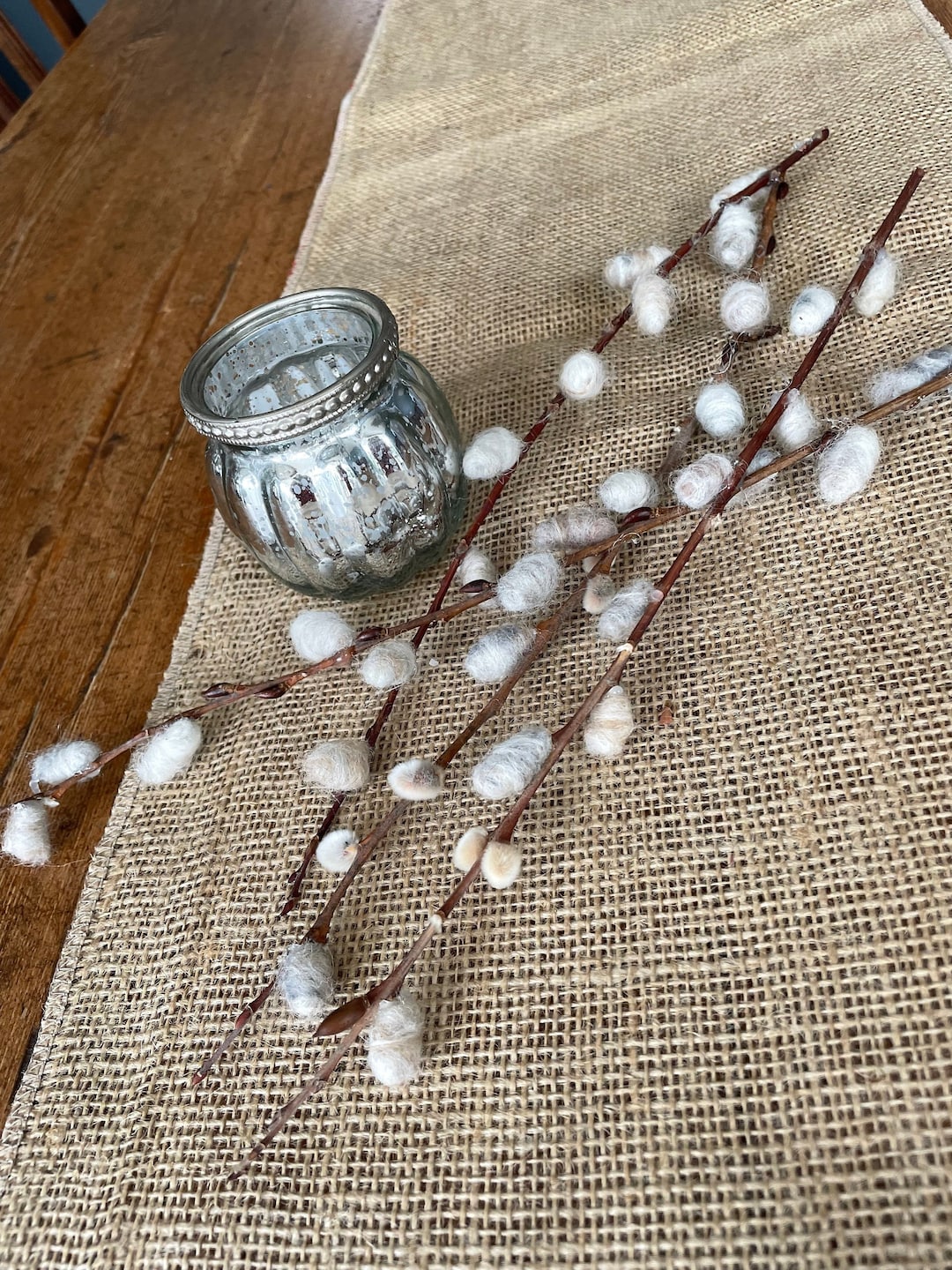 Felted Wool Pussy Willow Branches Etsy Canada