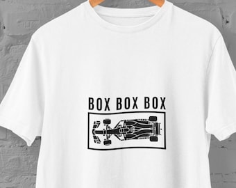 Formula 1 Shirt, Box Box Box F1 Shirt, Racing Shirt, Formula One Shirt, Formula 1 Gifts, Formula 1 Merch, Formula 1 Grand Prix Merch.