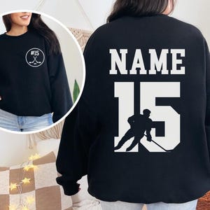 Custom Hockey Sweatshirt, Personalized Hockey Mom Sweater, Rinkside Apparel
