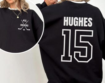 Custom Hockey Sweatshirt: Personalized Name and Number, Hockey Team Gift