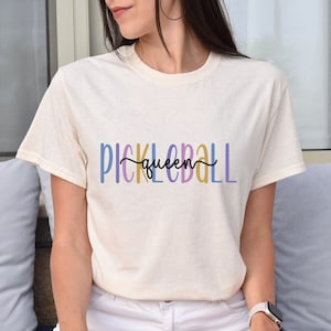 Pickleball Queen Shirt, Pickleball Shirt Women, Pickleball T-Shirt, Pickleballer Shirt, Pickleball Gifts for Women, Funny Pickleball Shirt